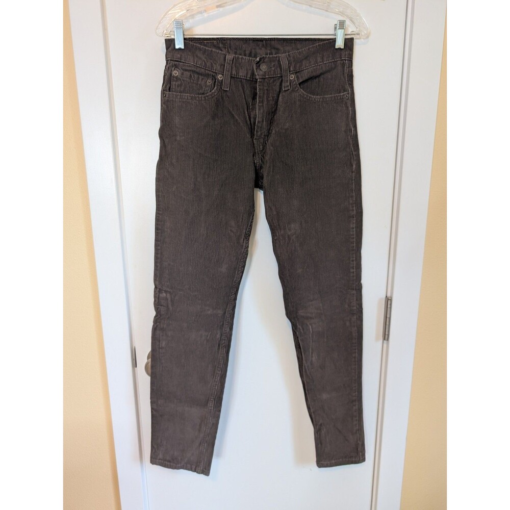 Levi's 511 Men's Slim Brown Corduroy Pants Size 29x32 Straight Leg Taper Stretch